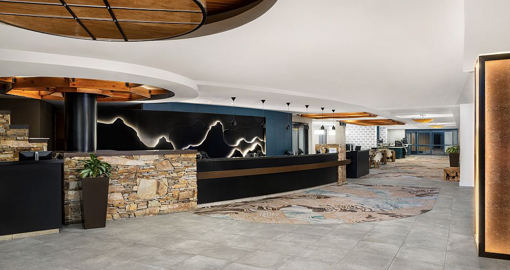 Refreshed lobby and entrance at The Hilton Whistler. - image_1